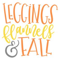 leggings flannels fall