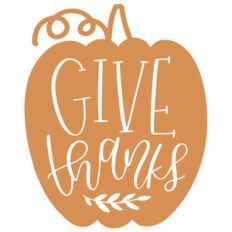 give thanks pumpkin