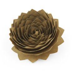 rolled flower
