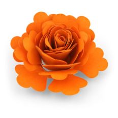 rolled flower