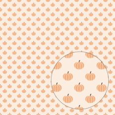 fall pumpkins seamless pattern