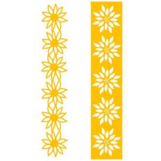 little sunflower borders