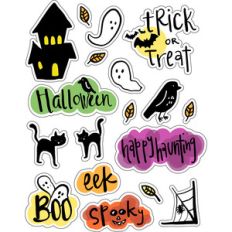 ml haunted house stickers