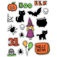 ml haunted halloween stickers