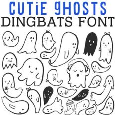 cg cutie ghost dingbats