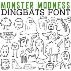 cg monster madness dingbats