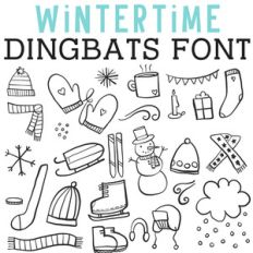 cg wintertime dingbats