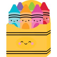 box of crayons
