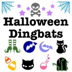 halloween dingbats