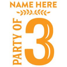 party of 3