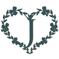 j heart letter