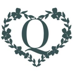 q heart letter