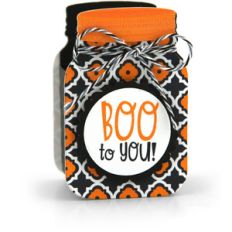 mason jar treat box boo to you
