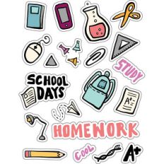 ml school days stickers