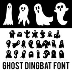 ghosts dingbat font