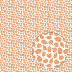fall pumpkins seamless pattern