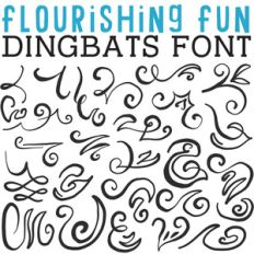 cg flourishing fun dingbats