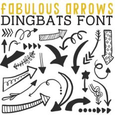 cg fabulous arrows dingbats