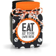mason jar treat box eat at own risk