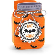 mason jar treat box bat wings