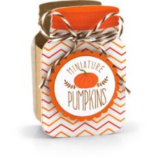 mason jar treat box pumpkins