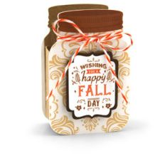 mason jar treat box fall day