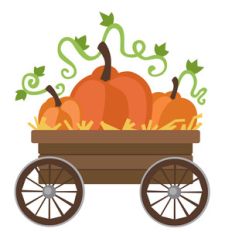 pumpkin wagon