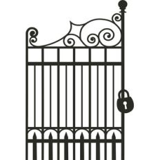 haunted house gate