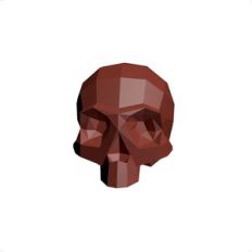 3D halloween skull