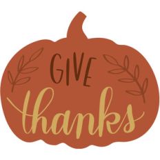 give thanks pumpkin