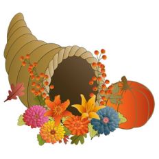 flowered cornucopia