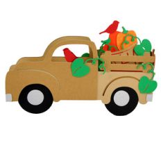 3d pumpkin truck