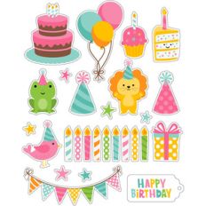 birthday stickers
