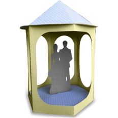 lantern wedding couple