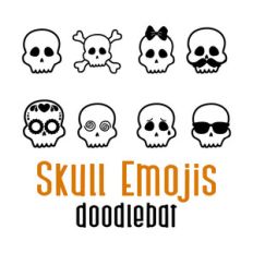 skull emojis doodlebat
