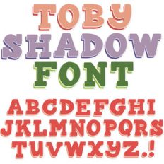 sg toby shadow font