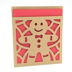 gingerbread man card