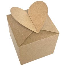 folded heart box