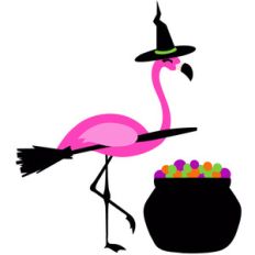 flamingo witch