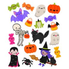 kawaii halloween stickers