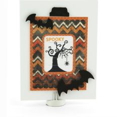 changing scene card halloween spider