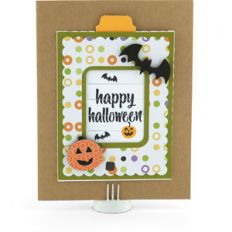 changing scene card happy halloween