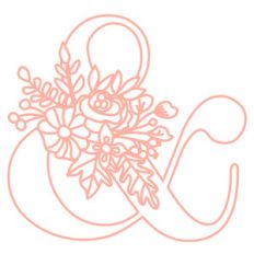 floral ampersand