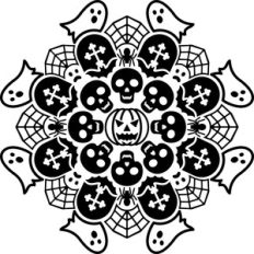 mandala halloween