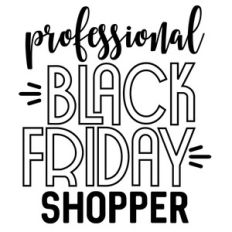 professional black friday shopper