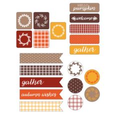 autumn stickers