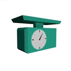 weight scale lowpoly