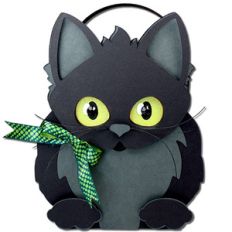 black cat handle basket