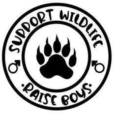 support wildlife raise boys