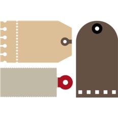 3 notebook office tags